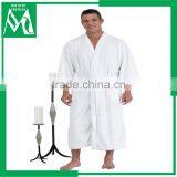 Bath Robe 100% Cotton White Mens Towelling Robe With Hood thumbnail-1