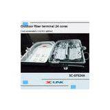 Poled Mounted Fiber Terminal Box , ABS / PC Material Cable FTTH Termination Box For CATV Networks thumbnail-1