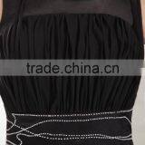 2017 New Fashion Elegant A-line Sexy Scalloped Satin With Sahses Formal Evening Dress Prom Dresses ED111 thumbnail-5