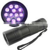 Best Selling Mini Led Flashlight Torches 12UV Purple Led Torch