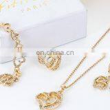 Twisty Heart Zircon Alloy Ring Wedding Engagement Rings High Quality Alloy Crystal Ring thumbnail-4