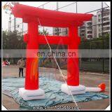 Fashion Design Inflatable Arch, Inflatable Red Memorial Archway for Outdoor