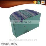 Fabric Rectangle Popular Ballerina Dancer Jewelry Music Box thumbnail-4