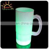 FlASHING TALL FROSTED BEER STEIN WITH MULTICOLOR LEDS