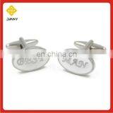 Monogram Cufflinks/Silver Monogram Cufflinks thumbnail-1