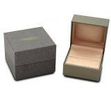 Plastic Box Covered PU Leather Outside and Wrapped PU Leather Inside, Embossed Logo thumbnail-1