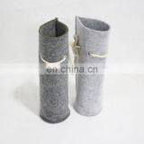 100% New Zealand Wool Felt Wine Bottle Bag and Wool Felt Pouch thumbnail-1