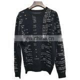 DiZNEW Wholesale Cotton Jacquard Knitted Pullover Sweater Men thumbnail-1