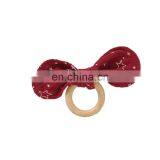 Eco-friendly Bow Knot Organic Baby Teething Ring Toy thumbnail-6