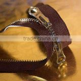 High Quality No.5 Fashion double slider Metal Zipper