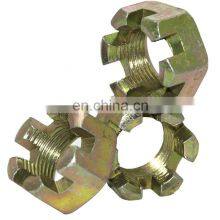 DIN935 M20 Carbon Steel Roasting Galvanized High Quality Hexagon Slotted Nuts Hex Slotted Nuts thumbnail-1