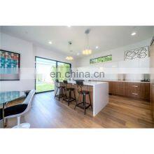 Modern MDF Flat Pack Plywood Kitchen Cabinets With Island in Foshan thumbnail-2