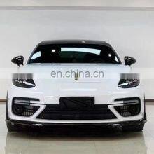 Runde Half Carbon Material For Porsche Panamera 971 Modify Turbo Style Front Bumper Front Lip Rear Lip Side Skirts Body Kit thumbnail-1