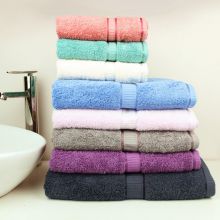 100% Cotton Solid Plush bath/hand/face towel