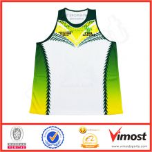 2022 Customized Sublimation Running Singlet of High Quality