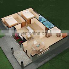 Unique Affordable 2 Bedroom Prefab House Home Modern Prefab House Kits Villa Single Storey thumbnail-5