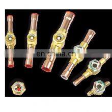 Refrigeration SGN-ODF Solder Welding Copper Brass Flare HVAC System SAE R134a R22 R410 Part Oil Level Sight Glass thumbnail-2