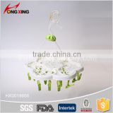 High quality Flower Shape Plastic Drying hanger with 24 Pegs