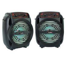 Outdoor 8 Inch Bass RGB Light Portable Handle Speaker Party Stage Dj Microphone Subwoofer Home Karaoke BT Speaker thumbnail-1