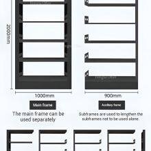 Модульные академические стальные книжные стеллажи высшего качества с дизайном Booktop: идеально подходят для библиотек, офисов и домов - OEM/ODM thumbnail-5