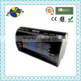 Deluxe Design Blue LED AM FM PLL Alarm Clock Radio