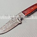 CITIZEN KNIVES, BEAUTIFUL CUSTOM HAND MADE DAMASCUS STEEL HUNTING KNIF thumbnail-2