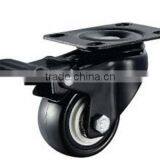 1.5 Inch PU Material Heavy Duty Galvanized Caster thumbnail-2