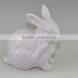 Ceramic rabbit give children the best Easter gift