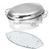 Stainless Steel Oval Roaster