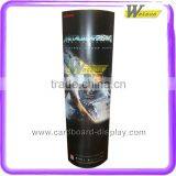 New Design Black Pillar Exhibition Center Showing Paper Box Supermarket Paperboard Display Standee
