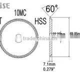 Key Duplicator 116.012.H20!10MC ILCO HSS Key Milling Cutters for Keil 1;1 1/2 Key Machine