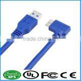 90 Degree A Male to MicroB Usb 3.0 Cable thumbnail-3