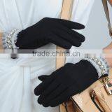 Military Wool Gloves Thermal Gloves Black Winter Gloves thumbnail-5