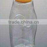 New 400ml Transparent Pet Plastic Container,plastic Drinking Juice Bottle