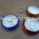 Round shape promotion mini led flashlight keychain