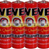 White Elephant Brand AA/R6/UM-3 Carbon Zinc Battery PVC Jacket (OEM Welcomed)