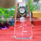 Beautiful 3D laser engraved Crystal Gift for Souvenir Home Decoration
