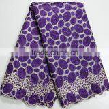 2015 New Arrival Embroidery Organza Lace Fabric Africa Organza Lace Wedding Dress thumbnail-1