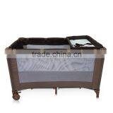 Playard Baby Travel Portable Wheeled Crib Playpen Infant Travel Cot Baby Playpen thumbnail-4