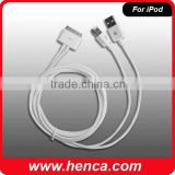 multifunctional 2 in 1 usb data cable for iPod,iphone