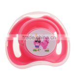 Hot sale plastic adult baby pacifier with silicone nipple