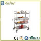 Food transportation trolleys, utility steel trolley cart