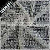 Diamond and Dots Crochet Resilient Hollow Yarn Fabric Print Customed Color Nylon Spandex Lace Fabric for Dress and Skirts 5021 thumbnail-5