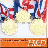 2014 metal gold cutomized sport award medal