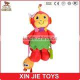 Custom Plush Baby Rattle Doll Toy Good Quality Rattle Soft Baby Toy