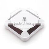 Jewerly Small Solar Turntable Rotating Display Stand,Solar Energy Display Shelf Stationary Display Stand