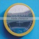 Button Cell LIR 2450 Coin Battery Cell LIR2450 3.6V 120mah Lir2450 Lir2032