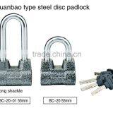 Yuanbao Type Steel Disc Padlock thumbnail-1