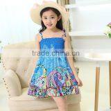Girls Party Dresses Kids Hot Summer Modal Beach Strap Dress /girl Beach Party Dresses thumbnail-2