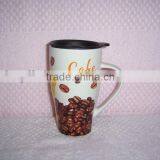 Promotional Ceramic Car Mug With Lid thumbnail-1